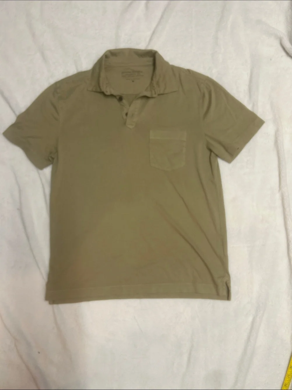 Banana Republic Men’s Polo Short Sleeve With Pocket Olive Green Size Medium